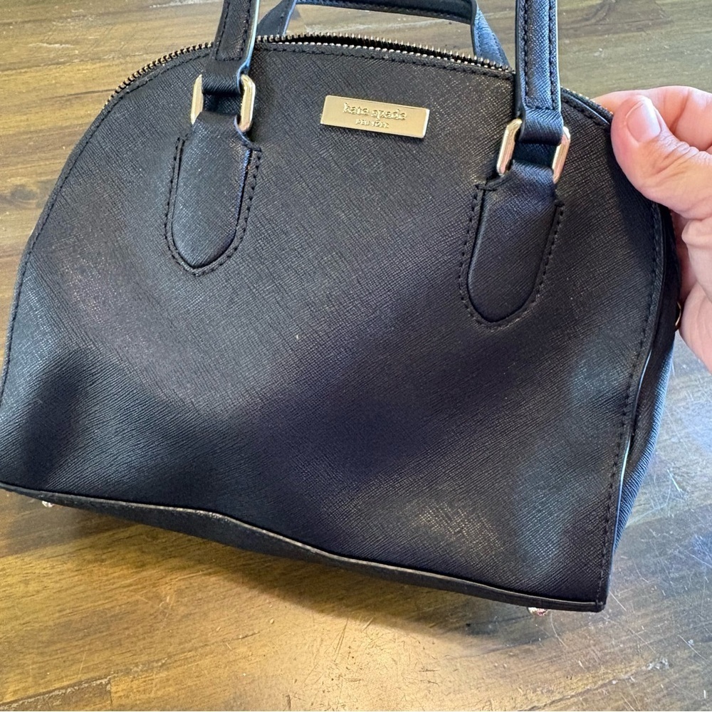 Kate Spade Black Small Handbag Domed-Flawed - Picture 6 of 9